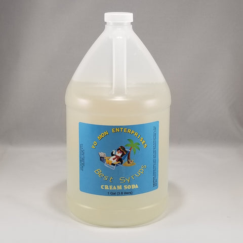 Cream Soda Syrup 1 Gallon - 128 oz