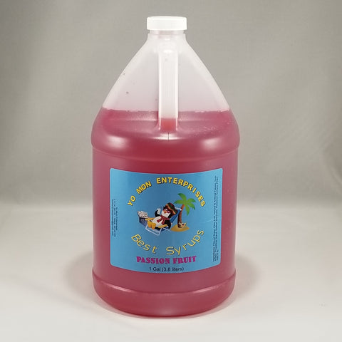 Passion Fruit Syrup 1 Gallon - 128 oz