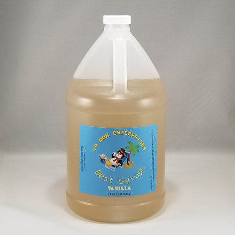Vanilla Syrup 1 Gallon - 128 oz